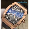 Exciting Wrist Watch Exclusive Wristwatches RM Watch RM67-01 Men's Series RM6701 Rose Gold Limited Edition Automatic Chaining Ultra Thin Wrist Watch