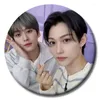 Broches KPOP Stray Kids, personnage d'album de selfies, Badge Bangchan Felix, broche Hyunjin, Collection de connaissances pour vêtements de sac à dos