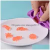 Bakning formar Sile Sea Animal Gummy Mold Fish Dolphin Starfish Seahorse Shaped Chocolate Jelly Candy Fondant Mod Decorating Tools Dr Dhzfx