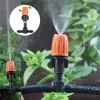 Kits Fog Nozzles Irrigation Kit 5M20M Garden Automatic Spray Misting Plant Watering System with 4/7 PE Hose and Connector