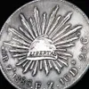 12 peças moedas do méxico 1886-1897 copiar moedas 27g águia moedas colecionáveis274f