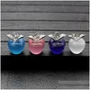 Charms High Quality Pink Opal Apple Pendants For Necklace Bracelets Lovely Blue Color New Arrival Diy Jewelry Charm Drop Delivery Find Dhcdo