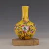 Vases République de Chine famille rose vase peint à la main pêche sphère céleste vase