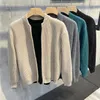 رجال سترات الخريف سترة محبوكة رجال ربيع رفيع النحال Cardigan المعاطف السببية الشتاء سستة صلبة knitwear B147