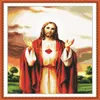 Jesus Christian Madonna home decor painting Handmade Cross Stitch Embroidery Needlework sets counted print on canvas DMC 14CT 112847