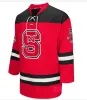 Jerseys NCAA Heren NC State Wolfpack Zwart Mr. Plough Wolfhead Hockey Jersey Collegekleding Borduursel Gestikt Aangepaste naam Elk nummer