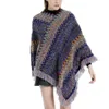 Sciarpe Boho Poncho con frange Scialli a mantella Avvolge Cappotto da donna Top elegante per la primavera inverno Autunno TC21242w