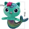 Kawaii kat knuffel zeemeermin pop cartoon figuur speelgoed groothandel