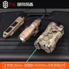 Metal Ngal Laser Indicator IR Laser Light Battery Box M600C Strong Light Tactical ficklampa Dual Control Mouse Tail