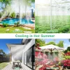 Pulverizadores Pátio Nebulização Sistema de Pulverizador de Água de Refrigeração para Estufa Jardim Flores Planta Waterring Irrigação Nebulizador Sprinkler