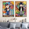 Alec Graffiti Monopoly Miljonair Geld Street Art Canvas Schilderij Posters en Prints Moderne Muur Kunst Foto's voor Thuis Decor274i