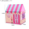 Tende giocattolo Tende giocattolo YARD Tende giocattoli per bambini Tenda da gioco per bambini Boy Girl Princess Castle Indoor Outdoor Kids House Play Ball Pit Pool Playhouse Q231220 L240313