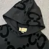 Mäns plus -hoodies tröjor tröjor Jacquard brev stickad tröja under hösten / vintern förvärvande stickmaskin e anpassade jnlarged detalj besättning hals bomull 621x