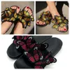 2024 Designers Sliders Sandal Mens Slipper Black Bees Tiger Slide Canva Green Summer Beach Slides TAILLE 36-41 GAI