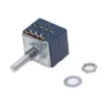 Potentiomètre de VOLUME alpes RK27, 10K 20K 50K 100K 250K 500K, double 10-500KAX2, commutateur rotatif japonais à fente 6Ppin Y200407296O