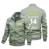 Kurtki męskie Alpine F1 Nowy zamek błyskawiczny moda mody swobodne sportowe bluzę z kapturem na zewnątrz kombinezon męski kurtka wyścigowa b7