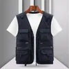 Men's Vests Sleeveless Parkas Fashion Casual Style High Quality Comfortable Men Clothing Large Size 6XL Zipper Classic Outdoor Jacket