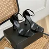 Designer Dress Shoes Opyum Sandalen Dames Hoge hak Sandalen lente/zomer Nieuwe hoge hiel rugriem mode vierkante kop comfortabele luxe maat 35-41