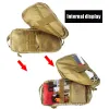 Bags High Quality Nylon Military Chest Bag Tactical Molle Shoulder Bag Men's Outdoor Hiking Camping Hunting Waterproof Sling Backpack