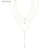 Anhänger-Halsketten SUMENG Neue Ankunft 2024 Mode minimalistische runde Disco-Münzkette Halskette Anhänger zierliche Pailletten mehrschichtige Halsketten FrauenL242313