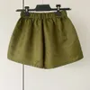 Shorts verdes terno masculino 2023 primavera verão náilon com capuz jaqueta com cordão elástico jaqueta para homem e mulher casal wear fashionfz2403132