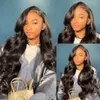 Melodie 250% HD 13x6 Lace Front Human Hair Wigs 40 Inches Transparent Body Wave 5x5 Glueless Ready To Wear 13x4 Frontal Wig 240229