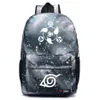 Nuovo Zaino Naruto Boy Girl Hokage Ninjia Borse da scuola per adolescenti Borsa sportiva Zaini in tela anime giapponesi330G