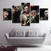 5 Pieces Canvas Painting Horror Saws Movie Characters HD Prints Posters wall art picture room decor no frame261q