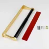 Toilet Paper Holders Toilet Paper Holder Adhesive Kitchen Bathroom Aluminum Matt Gold Black Sliver Stand WC Paper Towel Hanger Rack Tissue Roll Shelf 240313