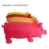 Pig Grunt Squeak Dog Toys Cat Chewing Toy Cute Rubber Pet Dog Valp Spela Pig Toy Squeaker Squeaky med sund stor storlek198q