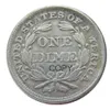 US Liberty Seated Dime 1856 P S Craft Silver Plated Copy Coins metal dies manufacturing factory 323Y