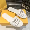 Mulheres chinelo designer sandália ouro letra f metal gráfico couro slides planos sandália bottoms fivela flip flops senhora causal praia verão ao ar livre slide chinelo