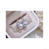 Designer22090810 Diamondbox -Jewelry earrings ear studs grey PEARL sterling 925 silver rhinestone leaves akoya 8-9 mm round pendant charm gift idea {category}