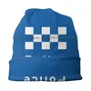 Bérets Poste Beanies Knit Hat Couleur Endeavour Balise Blanc Bleu Acier Bleue Bureau Code De La Route Dans Bulletin Vote Fine
