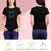 Polos pour femmes SHIELD T-shirt classique Blouse Tops d'été Chemise à imprimé animal pour filles T-shirts noirs Femmes