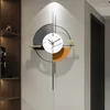 Wanduhren, große digitale Uhr, mechanisch, minimalistisch, Quarz, Luxus-Kunst, moderne nordische Dekoration