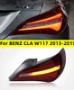 Bak bakre bakljus för Benz CLA 2013-20 19 W117 TAILLIGHT MONTERING UPGRADE High-End LED Light Guide Farterfly Tights Lights