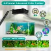 Lightings Lominie lumière LED pour Aquarium 4 canaux 30 W lampe d'eau douce Pixie 30 avec support lampe d'aquarium lumière de réservoir de poisson