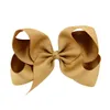 6 Inch Baby Girl Children hair bow boutique Grosgrain ribbon clip hairbow Large Bowknot Pinwheel Hairpins Hair Accessories Party decoration