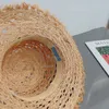 Nowe projektanty czapki wiadra dla kobiet szerokie grzbiet słomy kapelusz moda dopasowana Raffia Grass Cap Mens Triangle Caps Burcety Hat P Sunhat