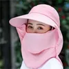 Ampla borda chapéus chapéu de sol feminino verão proteção ao ar livre grande ao longo anti-ultravioleta viagem ciclismo para cobrir rosto vazio topo