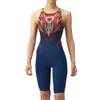 Swim wear Einteiliger Badeanzug für Damen, Triathlon, Wettkampf, Pro, Knietraining, schnell trocknender Badeanzug, Schwimmbad, bequemer Badeanzug, Wassersport, 240311