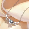 Andere nieuwe 925 Sterling Silver ketting hanger AAA zirkon voor vrouwen mode sleutelbeen ketting kettingen bruiloftsfeestje sieraden Giftl242313