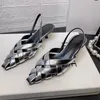 Sapatos de vestido 2024 moda vintage tecido ouro oco stiletto bowhead sandálias mulheres saltos altos volta mulheres vazias