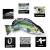 13cm isca de pesca elétrica auto natação isca wobblers de 4 segmentos para esporte ao ar livre isca de pesca usb recarregável 240312