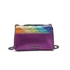 2024 Mode épaule Sacs à bandoulière de haute qualité Kurt Geiger Sacs à main Chaîne Sac à main Lady Rainbow Tailles 18 * 8 * 27CM