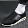 Schoenen mannen kleden brede casual 2024 7 voor voeten gezwollen duim Eversion aanpassen Soft Comfortabet Diabetic Shoe Walking 230 Comtable