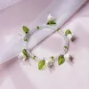 Charm Bracelets 2024 Lily Of The Valley Rice Bead Bracelet Female Wholesale INS Temperament All-Match Hipster