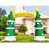 8mW (26ft) Christmas decoration inflatable arch Christmas tree archway with blower included for sale