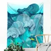 Tapestries Summer Blue Sea Tapestry Wall Hanging For Bedroom Surf Bohemain Aesthethic Room Decor Beach Handduk